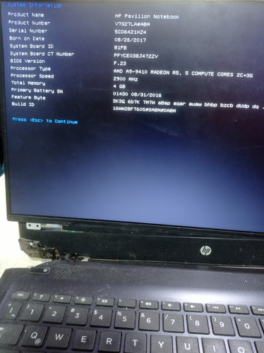 Venta Por Partes Laptop Hp 15-aw003la Pregunta Por Tu Pieza (Reacondicionado)