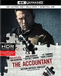 Blu Ray 4k Ultra Hd The Accountant B Affleck Hdr 