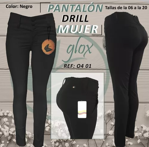 Pantalones En Dril Para Dama. Tallas 6 A 18. 13 Colores