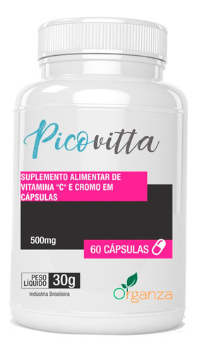 Picovitta Vitamina C Cromo 60 Cápsulas