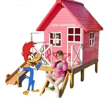 Comprar Casita De Madera Infantil Día Del Niño Navidad Reyes 2,024