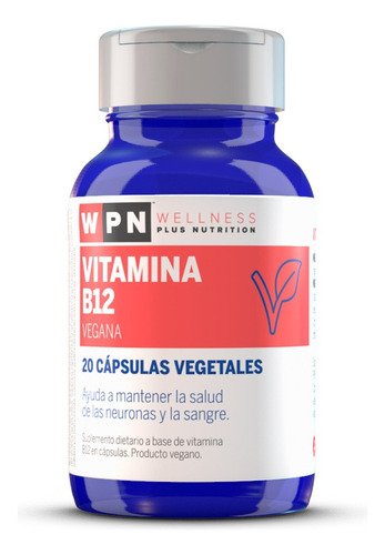 Vitamina B12 Wpn X 20 Cápsulas Sabor Sin Sabor