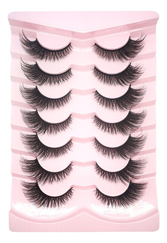 Extensiones Fox Eye Lashes Look Like Pestañas De Gato, 7 Par