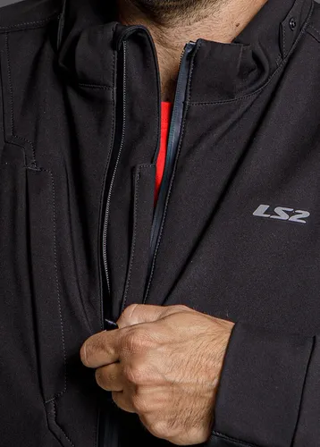 Campera Ls2 Impermeable Muy Abrigada Softshell Invierno