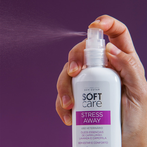 Spray Relaxante Softcare Stress Away Cães/gatos - 100 Ml