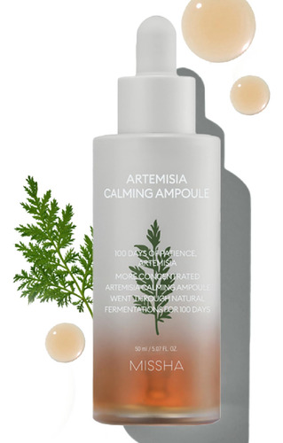 Sérum Facial Missha Artemisia Calming Ampolla 50 Ml Para Sen