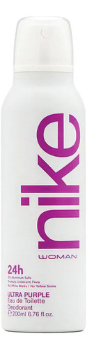 Desodorante En Spray Nike Ultra Purple Woman 200ml Original Fragancia Frutal