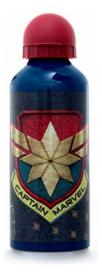 Botella De Aluminio 700ml Capitana Marvel