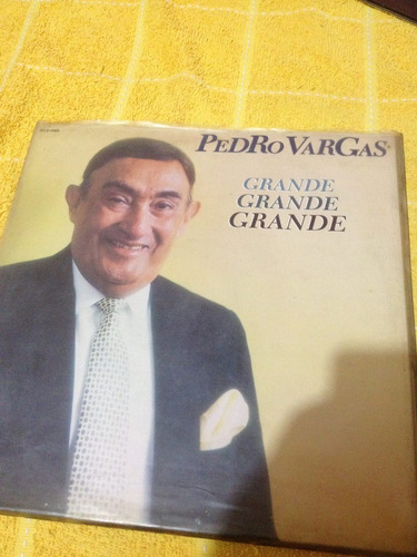  Pedro Vargas Grande Grande Grande Disco De Vinil 