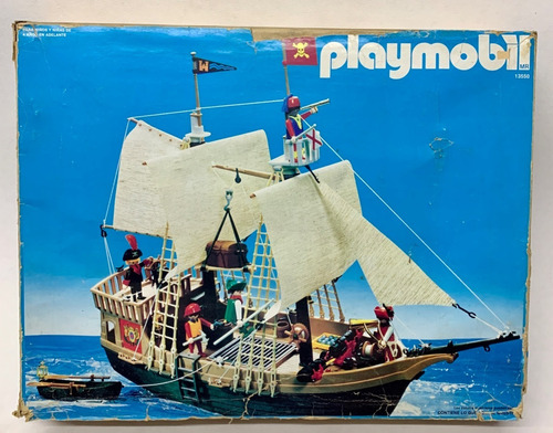 Playmobil 13550 Barco Pirata De 1978 Completo Rtrmx Pm