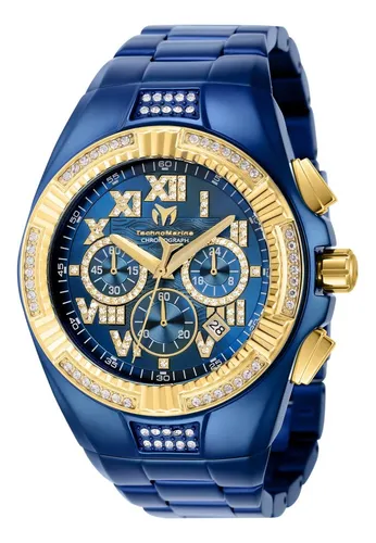 Reloj Technomarine Escualo Fondo Azul Relojes Pulso Hombre