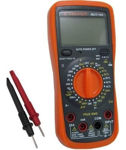 Tester Digital Automotriz Truper Mut-105 G P