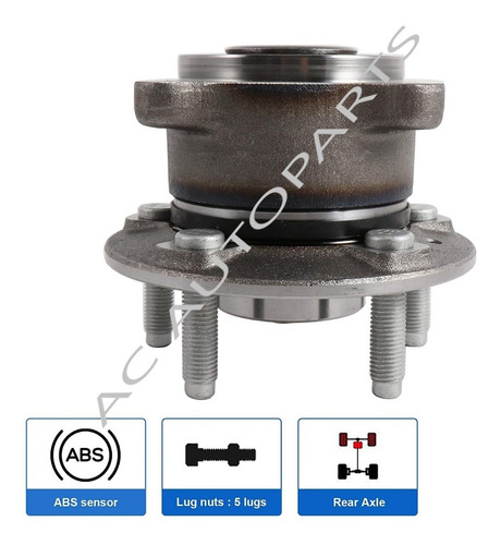 Mozo Cubo Rodamiento Trasero Chevrolet Cruze Años 11-15