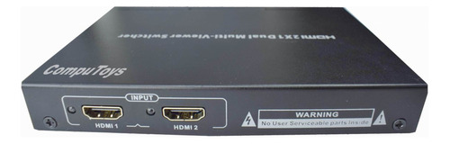 Multivisor Hdmi 2 Entradas Simultaneas 1 Salida 4k Computoys