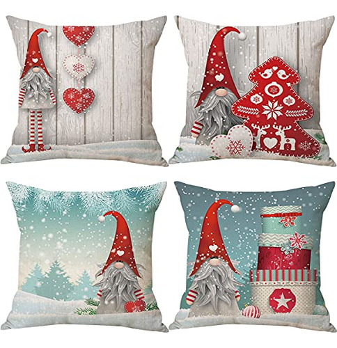 Cubiertas De Almohadas De Navidad De Zivisk 18 X 18 1jxmf