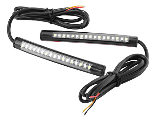 . 1 Par De Tiras De Luces Traseras Led Flexibles De 17 Smd