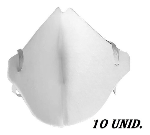 Máscara De Proteção Em Poliéster Lavável Reutilizável 10 Uni