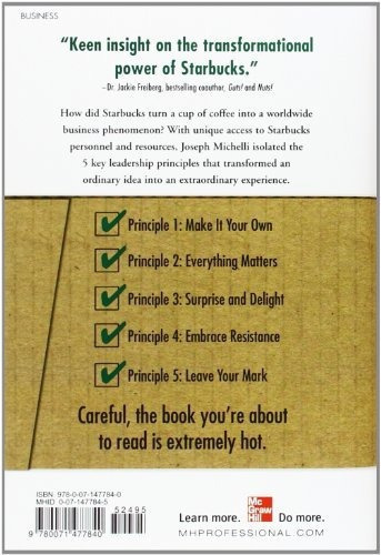 The Starbucks Experience: 5 Principles For Turning Ordinary, De Joseph Michelli. Editorial Mcgraw-hill Education, Tapa Dura En Inglés, 0000