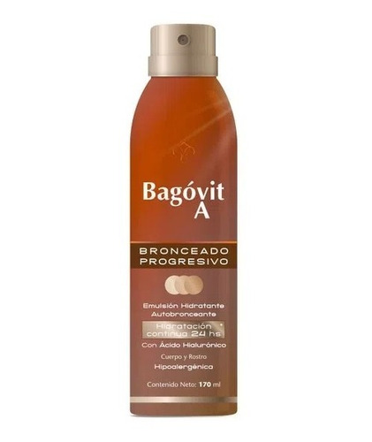 Emulsión Hidratante Bronceado Progresivo Bagovit X 150 Ml