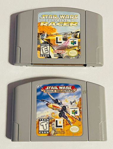  Juegos (usa) Nintendo 64 Star Wars Rogue Squadron + Racer 