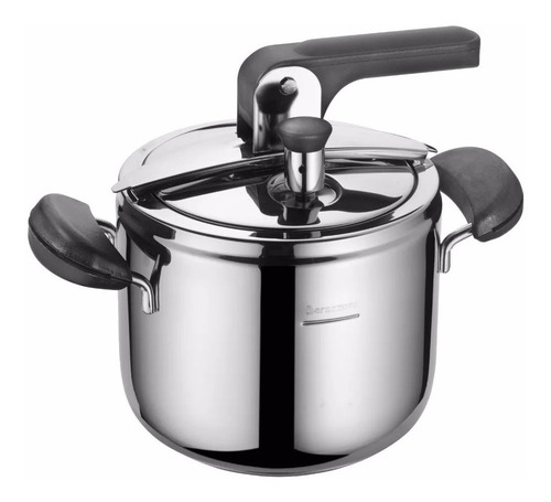 Imagem 1 de 3 de Panela De Pressão Barazzoni Inox Italiana 7litros+ Nf