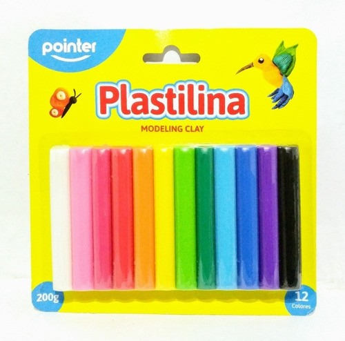 Plastilina Pointer 12 Colores Surtidos