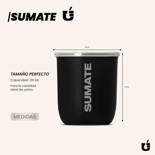 Equipo Matero Sumate Termo Mate Bombilla Yerbera Azucarera