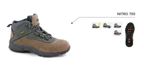 Bot n Nitro 750 Nobuck Treck Cuotas sin inter s