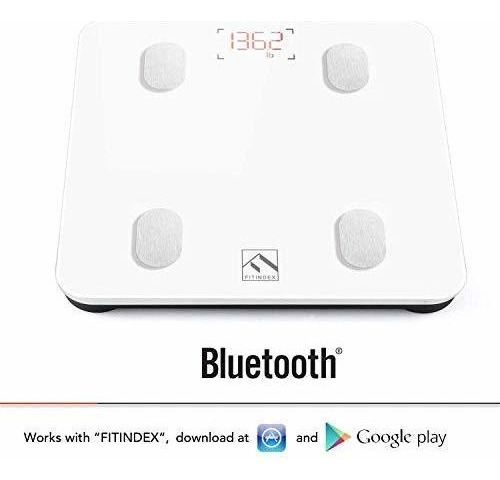Fitindex Bluetooth Body Fat Scale, Smart Wireless Bmi Baño