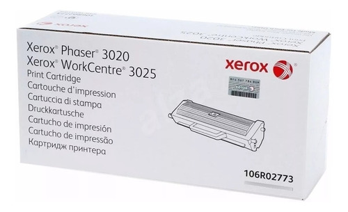 Toner Original Xerox 106r02773 Phaser 3020 Workcentre 3025