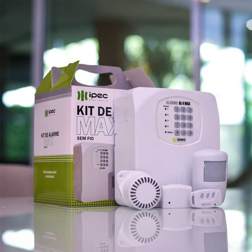 Kit Alarme Residencial Com Discadora 3 Sensores 1 Sirene