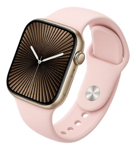 Relógio Smartwatch S10 Pro Microwear Rosê Chatgpt Amoled