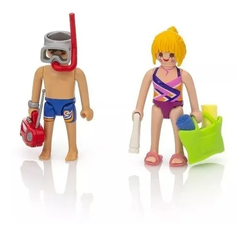 Playmobil 9449 Duo Pack Pareja En La Playa - Playking