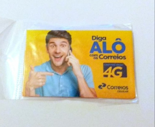 Chip Correios Celular Alô 20 - Frete Grátis