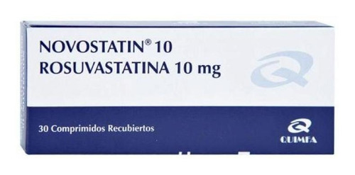 Novostatin 10 Mg 30 Comprimidos | Rosuvastatina