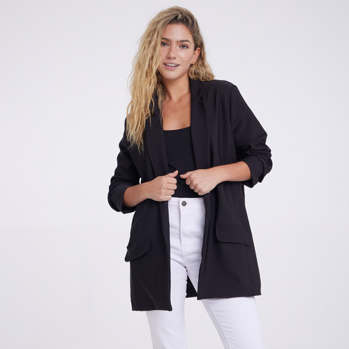 Chaqueta Mujer Ostu  Negro Poliéster 40080153-10