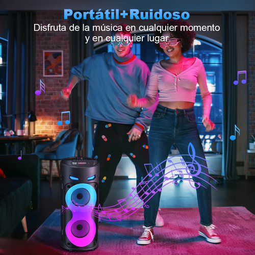 Recargable Subwoofer De Audio Portátil Inalámbrico Bocinas