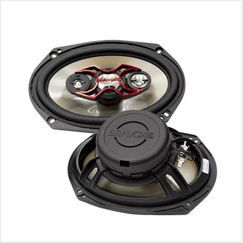 Alto Falante Bravox Kit Fácil 6 + Triaxial Quadriaxial 6x9