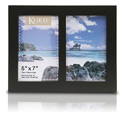 Klikel Photo Collage Frame Conjunto De 2 - Black Nz66m