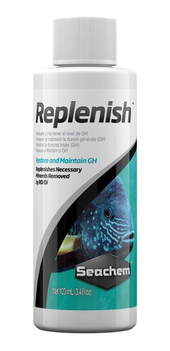 Replenish 100ml Dureza Gh Calcio Magnesio Acuario Peces