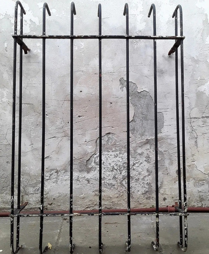Reja De Hierro Antigua Varilla Redonda Gruesa Reforzad (Usado)