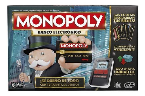 Monopoly Banco Electrónico Hasbro Juego De Mesa