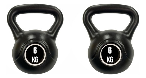 Set X2 Pesa Rusa 6kg Kettlebell  Entrenamiento Funcional