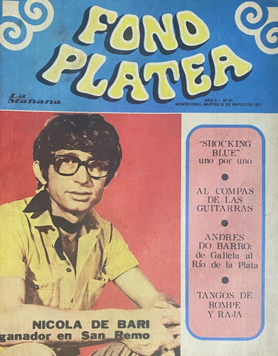 Fono Platea, Música Canciones Nº 60, 8 Pág, 03/1971, Cr03