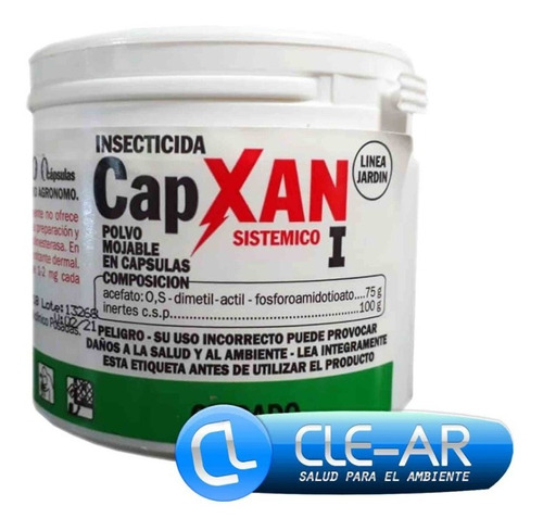 Capxan I X 100 Uni Capsulas Insecticida Cochinilla Plantas 