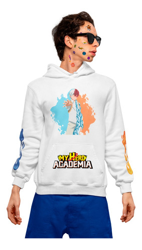 Sudadera Hoodie My Hero Academia Todoroki Anime Envio Gratis