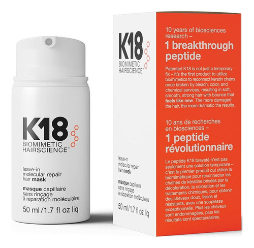 Mascarilla K18 Sin Enjuague Molecular - mL a $1309