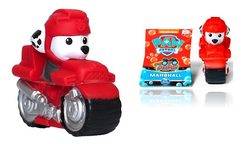 Paw Patrol Moto Pups Hora Del Baño - Figura Agua - Marshall