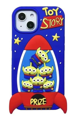  Carcasa iPhone Toy Story Aliens 3d