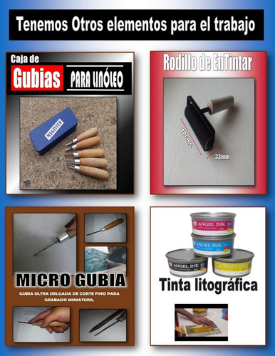 Goma Carvado Para Sellos